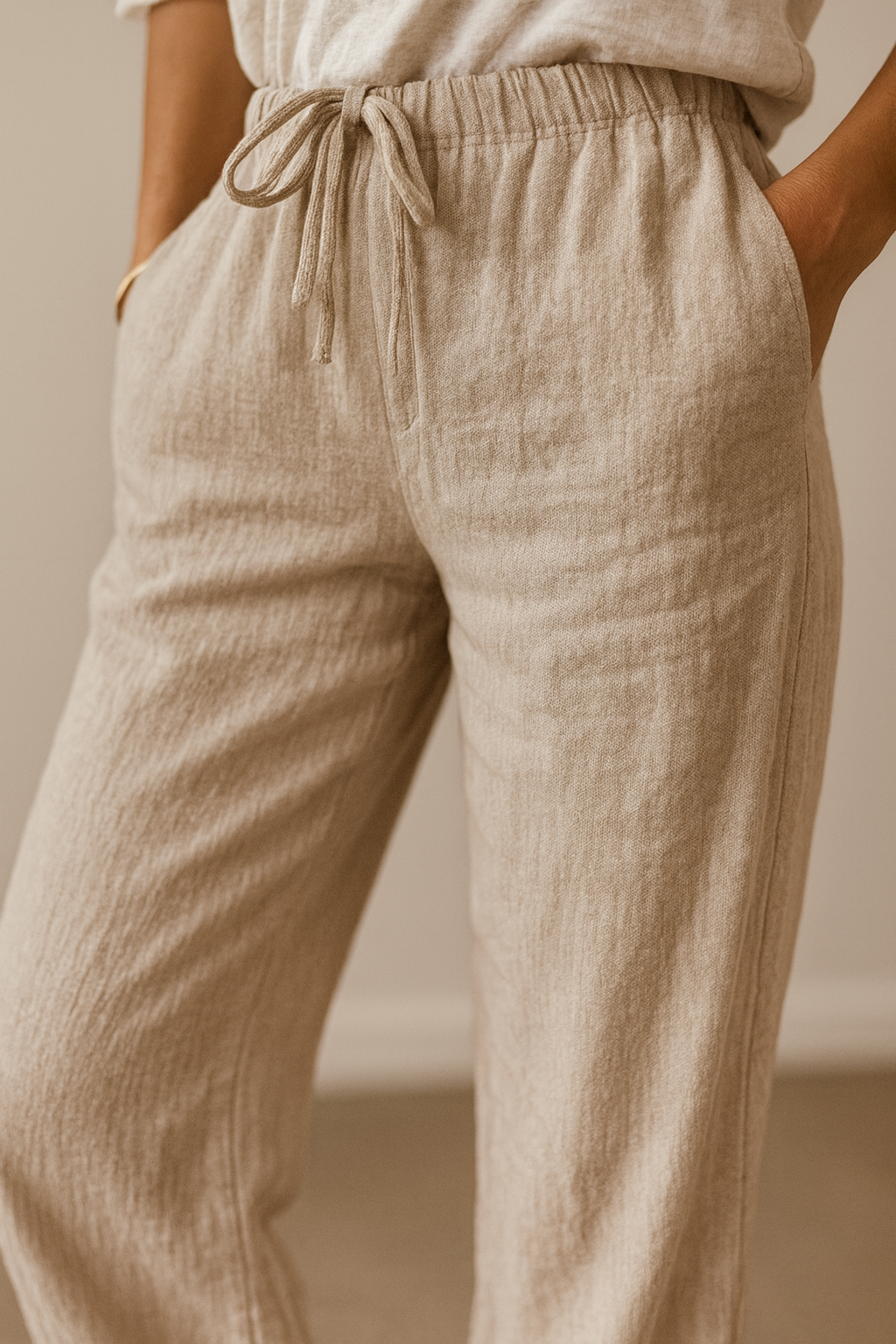 Pantalones sueltos y elegantes